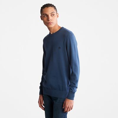 Timberland Williams River Organic Pamuklu Kazak Erkek Mavi | TR-0942L