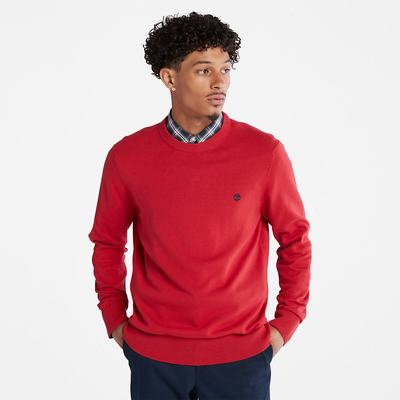 Timberland Williams River Organic Pamuklu Kazak Erkek Kırmızı | TR-6350G