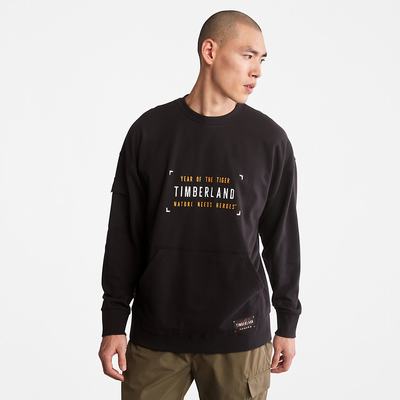 Timberland Year of the Tiger Tişörtü Erkek Siyah | TR-0567E