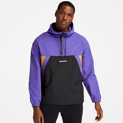 Timberland Zip-Neck Windbreaker Rüzgarlık Erkek Koyu Mavi Siyah | TR-2658Q