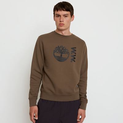 Timberland x WoodWood Crew Tişörtü Erkek Gri | TR-6845M